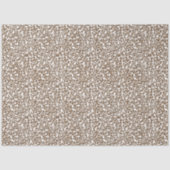 Chocolade bruin luipaard print tissuepapier (Voorkant)