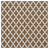 Chocolade bruin Marokkaanse print Stof (Swatch)