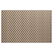Chocolade bruin Marokkaanse print Stof (Fat Quarter)