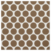 Chocolade bruin mod Stippen Stof (Swatch)