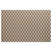 Chocolade bruin mod Stippen Stof (Fat Quarter)