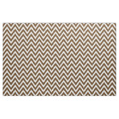 Chocolade bruin moderne chevron grote schaal stof (Yard (91,4 cm))