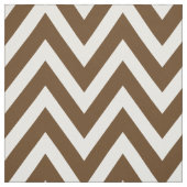 Chocolade bruin moderne chevron grote schaal stof (Swatch)