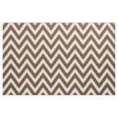 Chocolade bruin moderne chevron grote schaal stof (Fat Quarter)