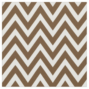 Chocolade Bruin Moderne Chevron Stripes Stof