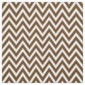 Chocolade Bruin Moderne Chevron Stripes Stof (Swatch)