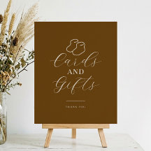 Chocolade Bruine Baby Kaarten en Cadeaus Bord