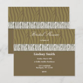 Chocolade Bruine Bruiloft Uitnodiging (Voorkant / Achterkant)