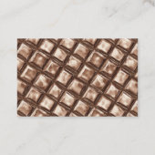 Chocolade Bruine Candy Bar Visitekaartje (Achterkant)