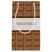 Chocolade-bruine chocoladeklaver, gevlekt klein cadeauzakje (Voorkant)