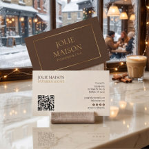 Chocolade Bruine & Crème Franse Bakkerij QR-code