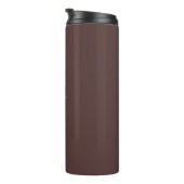 Chocolade Bruine Formele Moderne koffie Thermosbeker (Geroteerd rechts)