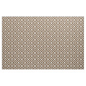 Chocolade bruine Ikat diamanten Stof (Fat Quarter)