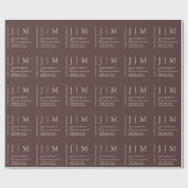 Chocolade Bruine Ivoor Formele Multifunctionele Tr Cadeaupapier (Vlak)