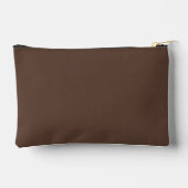 Chocolade Bruine Print Cut Sew Klein Etui (Achterkant)