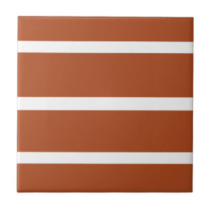 Chocolade Bruine Strepen Design Tegeltje