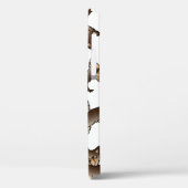 Chocolade Bruine Yorkshire Terrier Hond Patroon Case-Mate iPhone Case (Achterkant / Links)