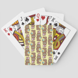 Chocolade Bunnies - Gele speelkaarten