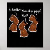 Chocolade Bunny Easter Bunny Easter Rabbit Poster (Voorkant)