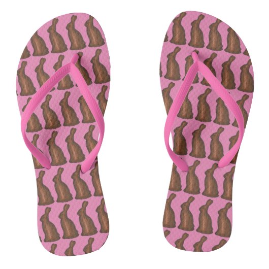 Chocolade Bunny Rabbit Easter Basket Snoep Teenslippers (Voetbed)