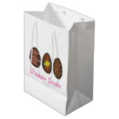 Chocolade Buttercrates Happy Easter Snoep Medium Cadeauzakje (Voorkant Gekanteld)