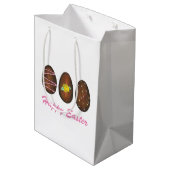 Chocolade Buttercrates Happy Easter Snoep Medium Cadeauzakje (Achterkant Gekanteld)