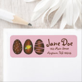 Chocolade Buttercrème Paasadres Snoep Etiket (Insitu)