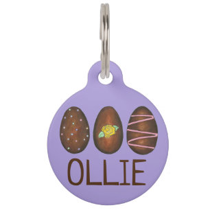 Chocolade Buttercrème Paaseieren Snoep Paars Huisdierpenning