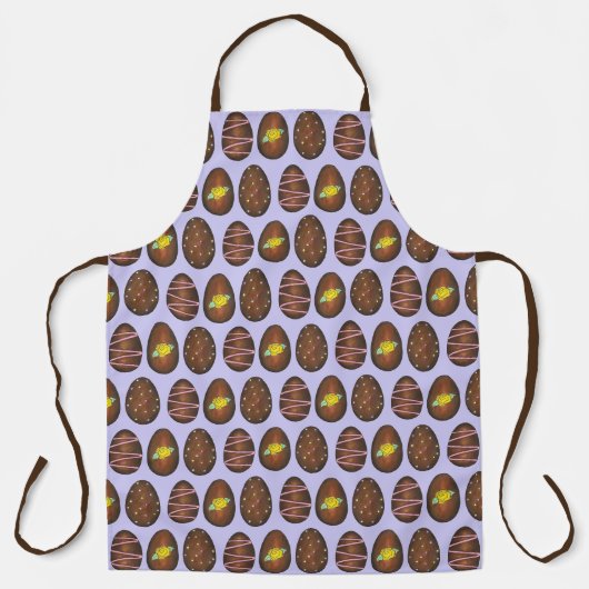 Chocolade Buttercrème Paasmandeieren Snoep Schort (Voorkant)