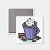 chocolade-cacao magneet (Voorkant / Achterkant)