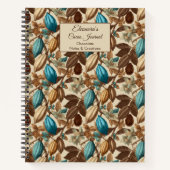 Chocolade Cacao Proeverij Journal Spiraal Notebook Notitieboek (Voorkant)