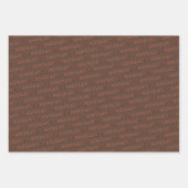 Chocolade Cadeau op Maat Inpakpapier Vel (Voorkant)