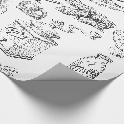 Chocolade Cadeaupapier (Hoek)