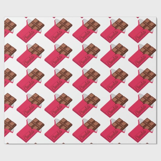 Chocolade Cadeaupapier (Vlak)