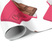 Chocolade Cadeaupapier (Rol Hoek)
