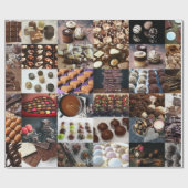 Chocolade Cadeaupapier (Vlak)