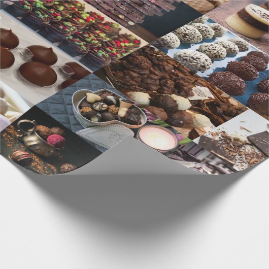 Chocolade Cadeaupapier (Hoek)