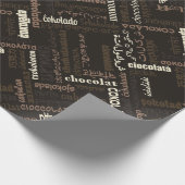 Chocolade Cadeaupapier (Hoek)