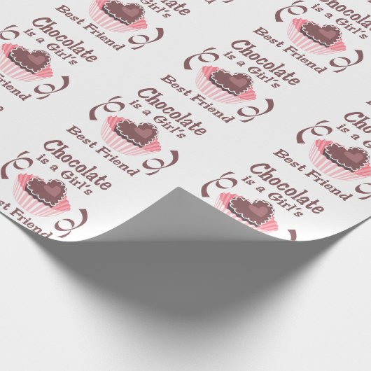 Chocolade Cadeaupapier (Hoek)