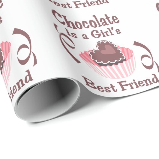 Chocolade Cadeaupapier (Rol Hoek)