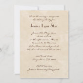 Chocolade Cake Birthday Party Invitation Kaart (Achterkant)