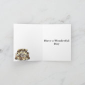 Chocolade Cake Editable Birthday Kaart (Binnen)