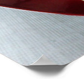 Chocolade Cake Heart Bord Poster (Hoek)