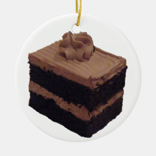 Chocolade Cake Keramisch Ornament