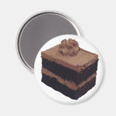 Chocolade Cake Magneet (Voorkant / Achterkant)