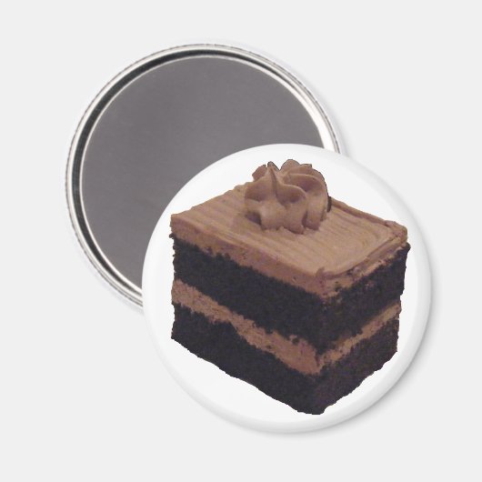 Chocolade Cake Magneet (Voorkant / Achterkant)