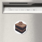Chocolade Cake Magneet (Insitu (Vaatwasser))