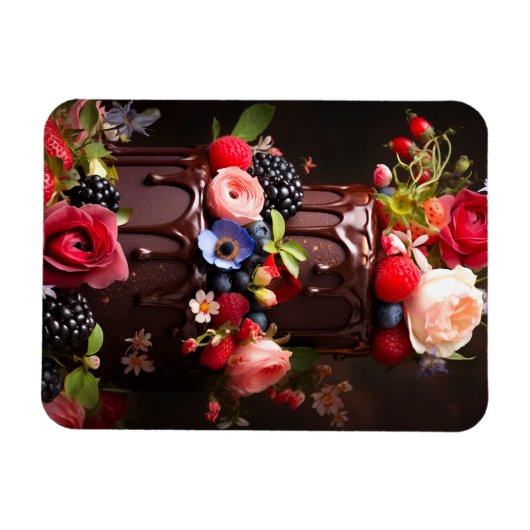 Chocolade Cake Magneet (Horizontaal)