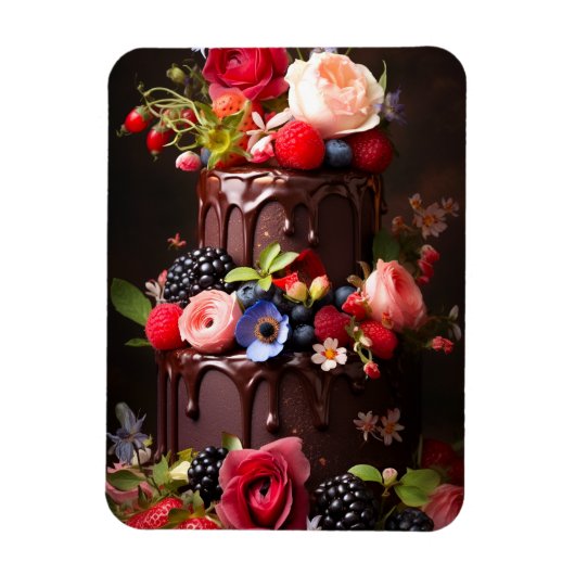 Chocolade Cake Magneet (Verticaal)