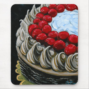 Chocolade Cake met Cherries Muismat